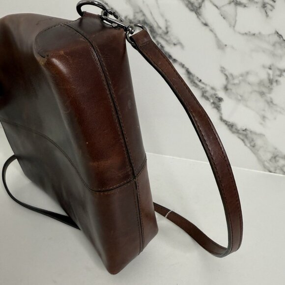 ELLINGTON Portland Oregon Vintage Authentic Brown Leather Backpack Bag leather - Picture 7 of 15